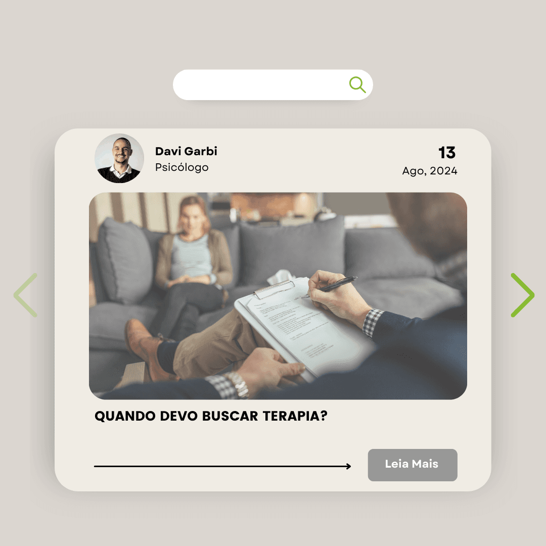 Quando Devo Buscar Terapia?